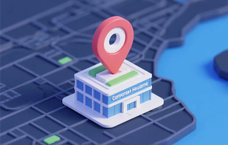 总部位置示意图